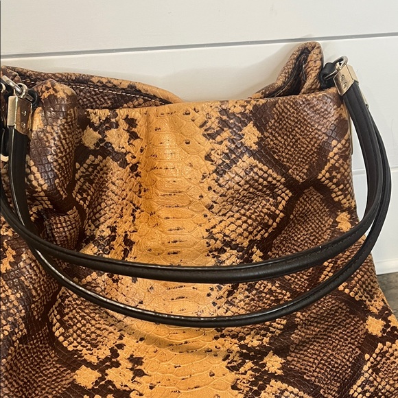 COACH LIMITED EDITION PHOEBE PYTHON LEATHER SHOULDER/TOTE - Picture 10 of 15